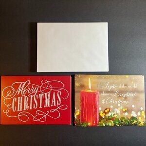 Lot of 15 Light of the World Christmas Holiday Greeting Cards w/ Envelopes